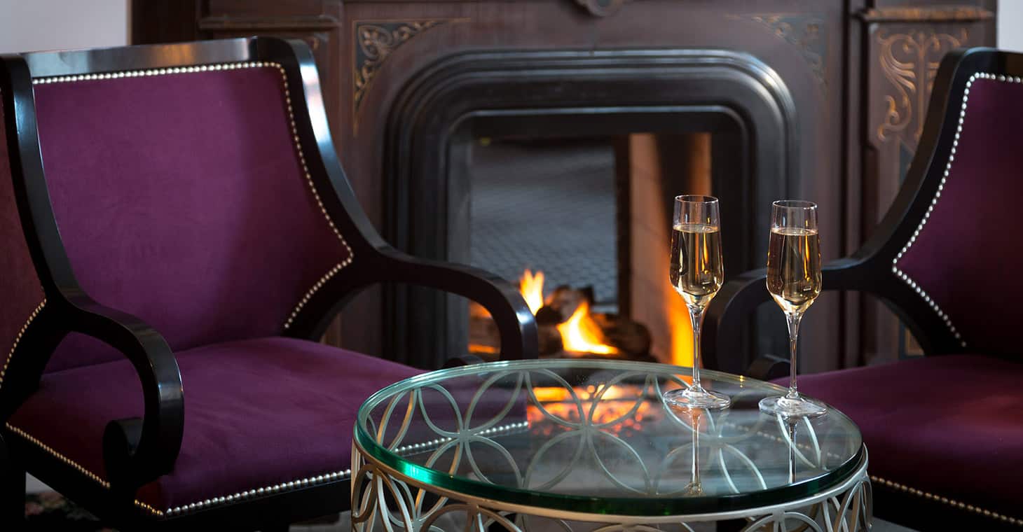 Places to Stay in Saratoga Springs, NY - Champagne by the Fire