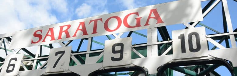 Saratoga Race Course Sign