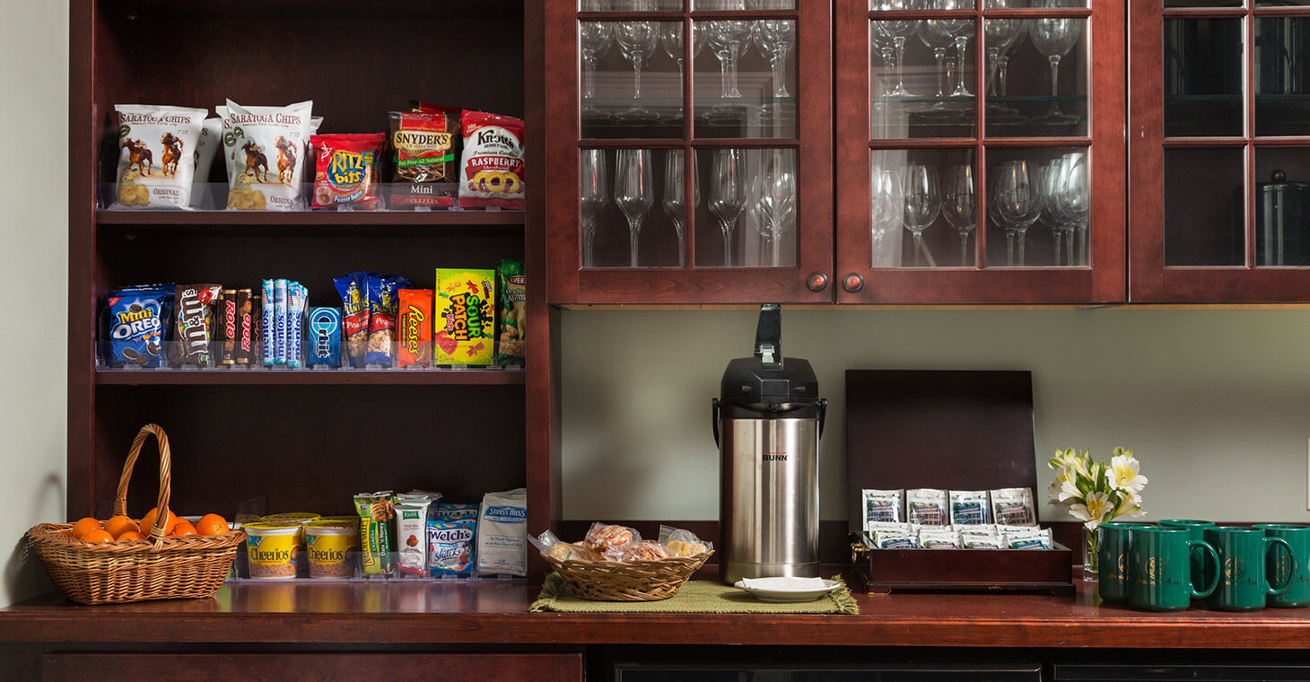 Saratoga Springs bed and breakfast - guest pantry