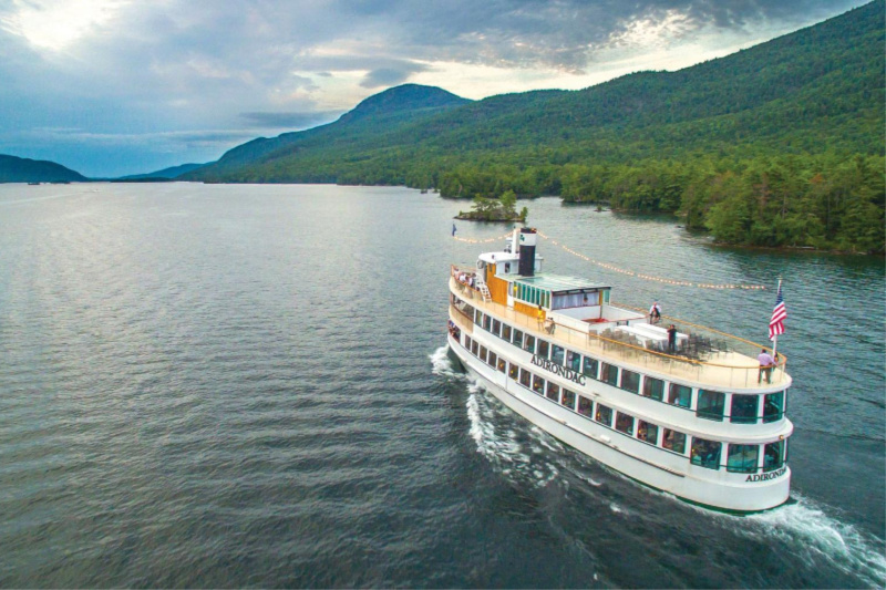 Boat on Lake George