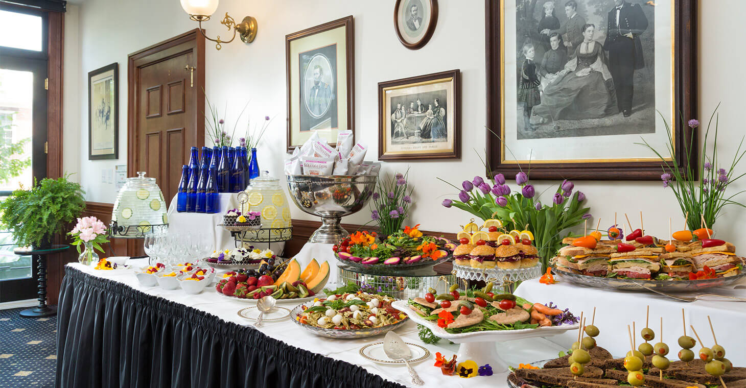 Buffet of Food at a Meeting in Saratoga Springs, NY