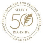 Select Registry 50 Years Logo